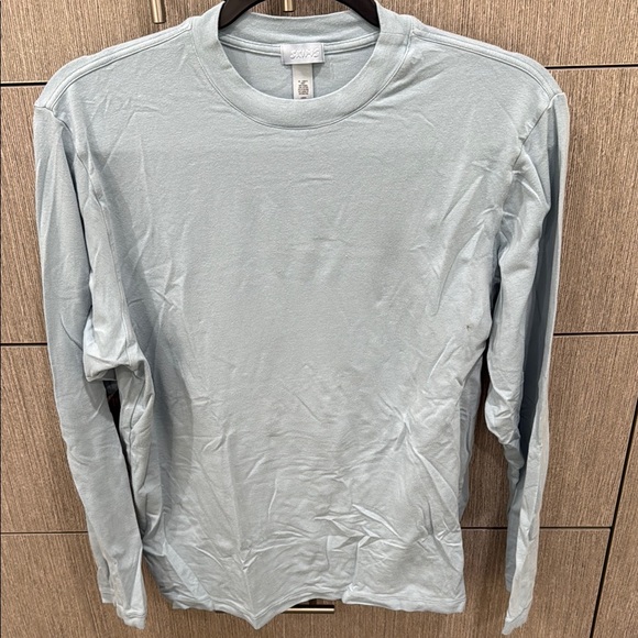 SKIMS Classic Blue Long Sleeve Shirt - Picture 1 of 3